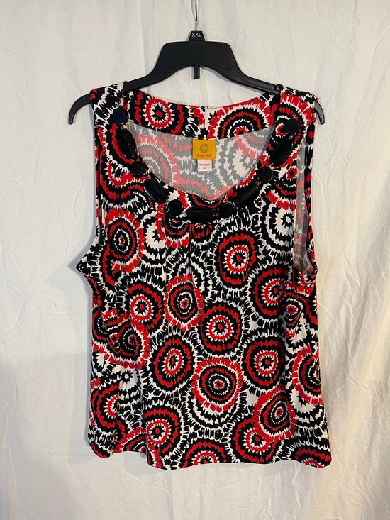 Ruby Rd. Tops - Ruby Rd womens xl red tank